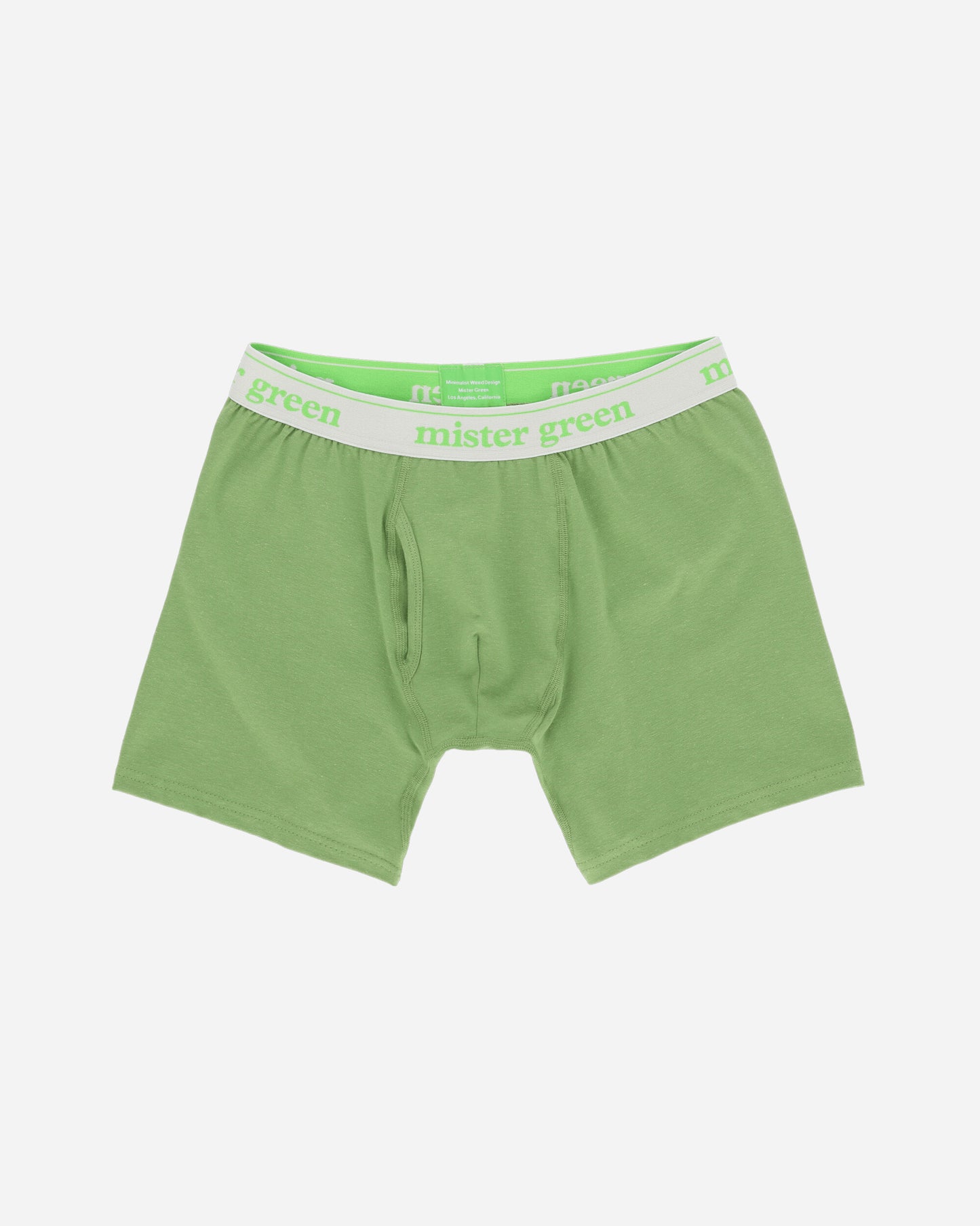 Mister Green Wordmark Hemp Underwear 2 Pack Chlorophyll & Navy Underwear Boxers MG-F1561 CAM