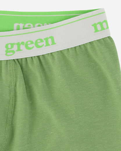 Mister Green Wordmark Hemp Underwear 2 Pack Chlorophyll & Navy Underwear Boxers MG-F1561 CAM