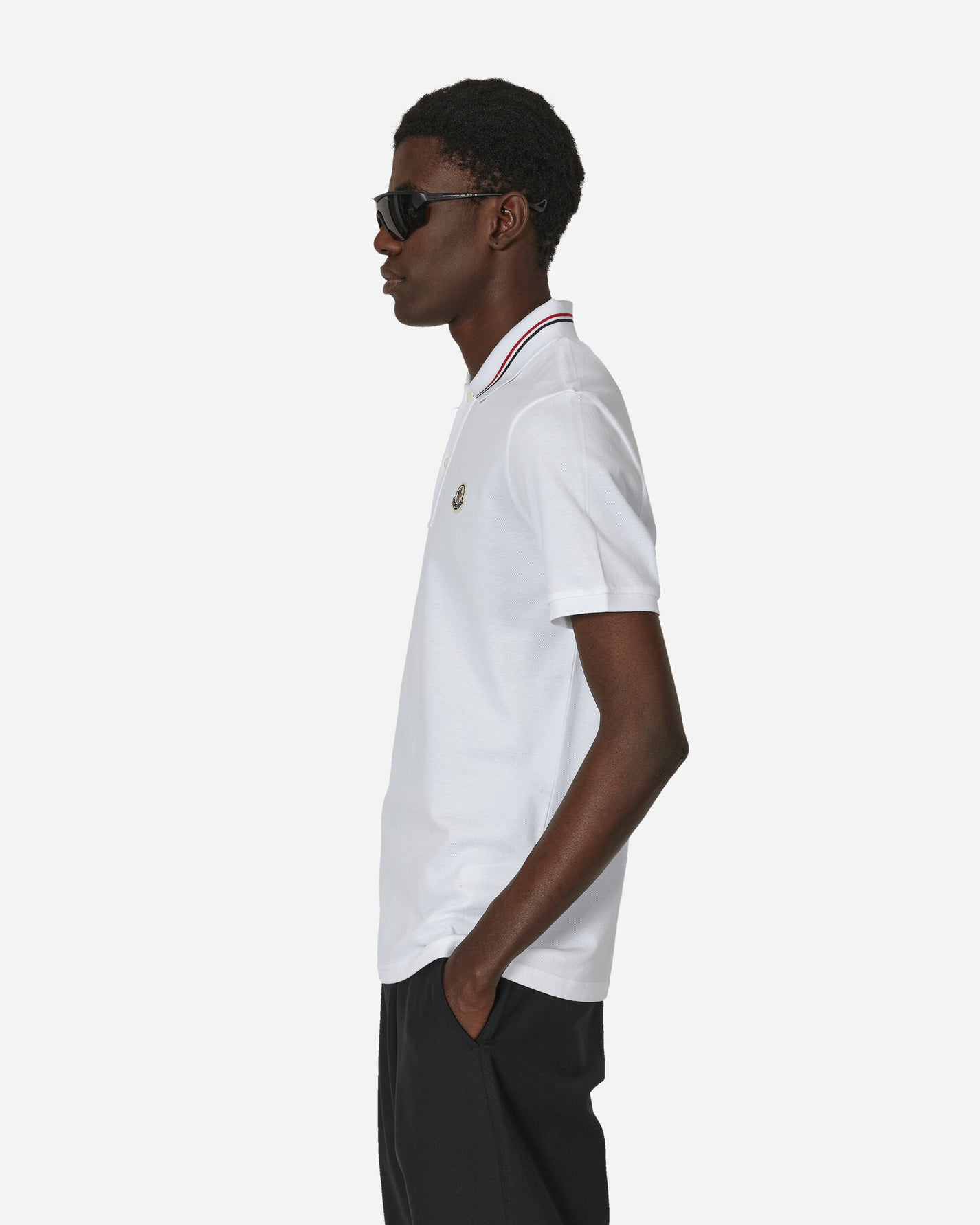 Moncler Ss Polo White T-Shirts Polo J10918A0002189A16 002