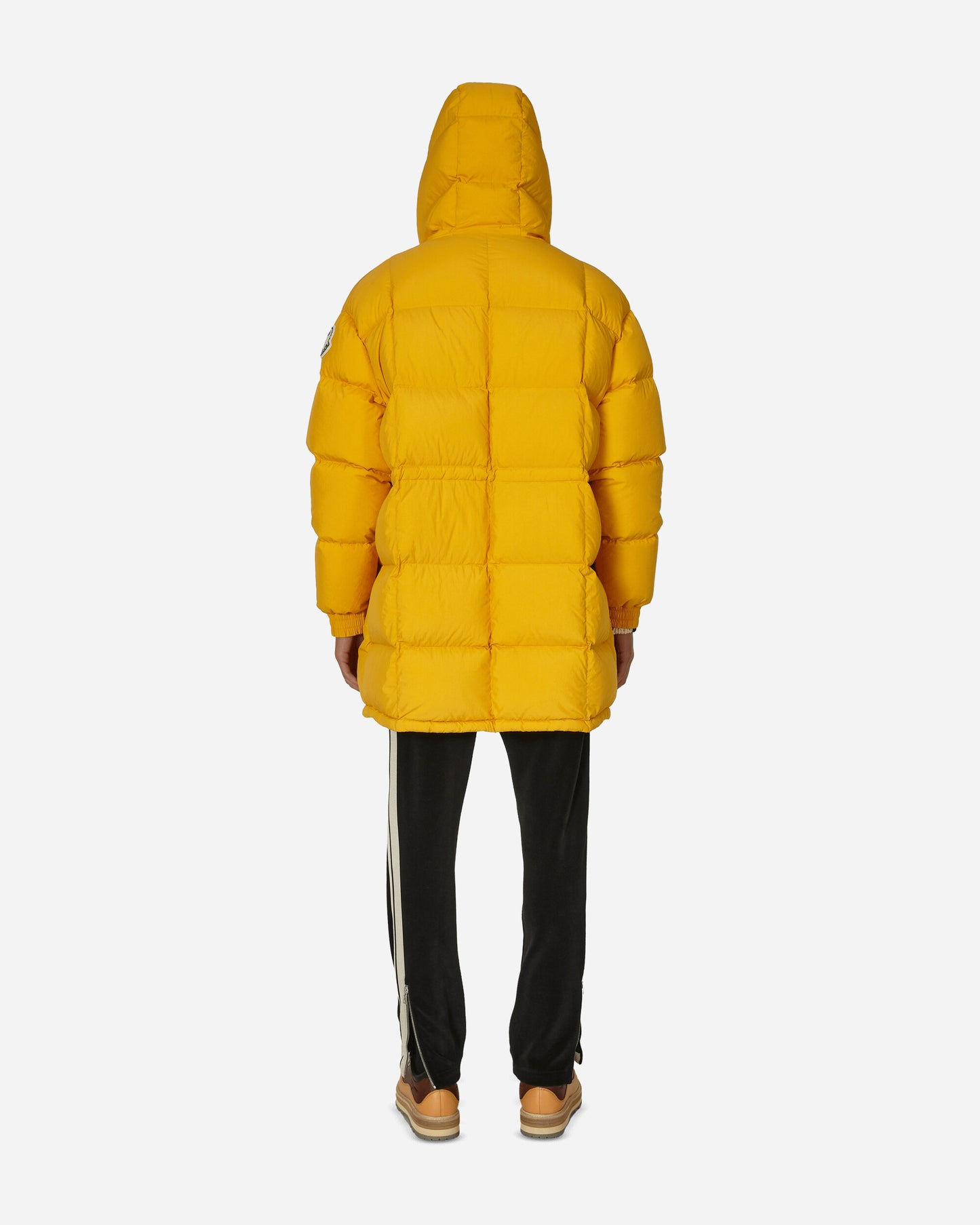 Moncler Genius Pentaflake Long Parka X Palm Angels Yellow Coats and Jackets Parka Jackets 1C00002M3377 130