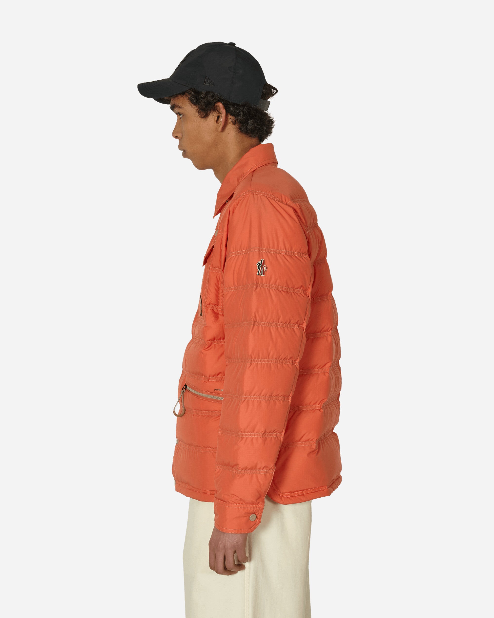 Moncler Grenoble Lavachey Shirt Jacket Day-Namic Orange Shirts Overshirt 1G0000254A3E 34K