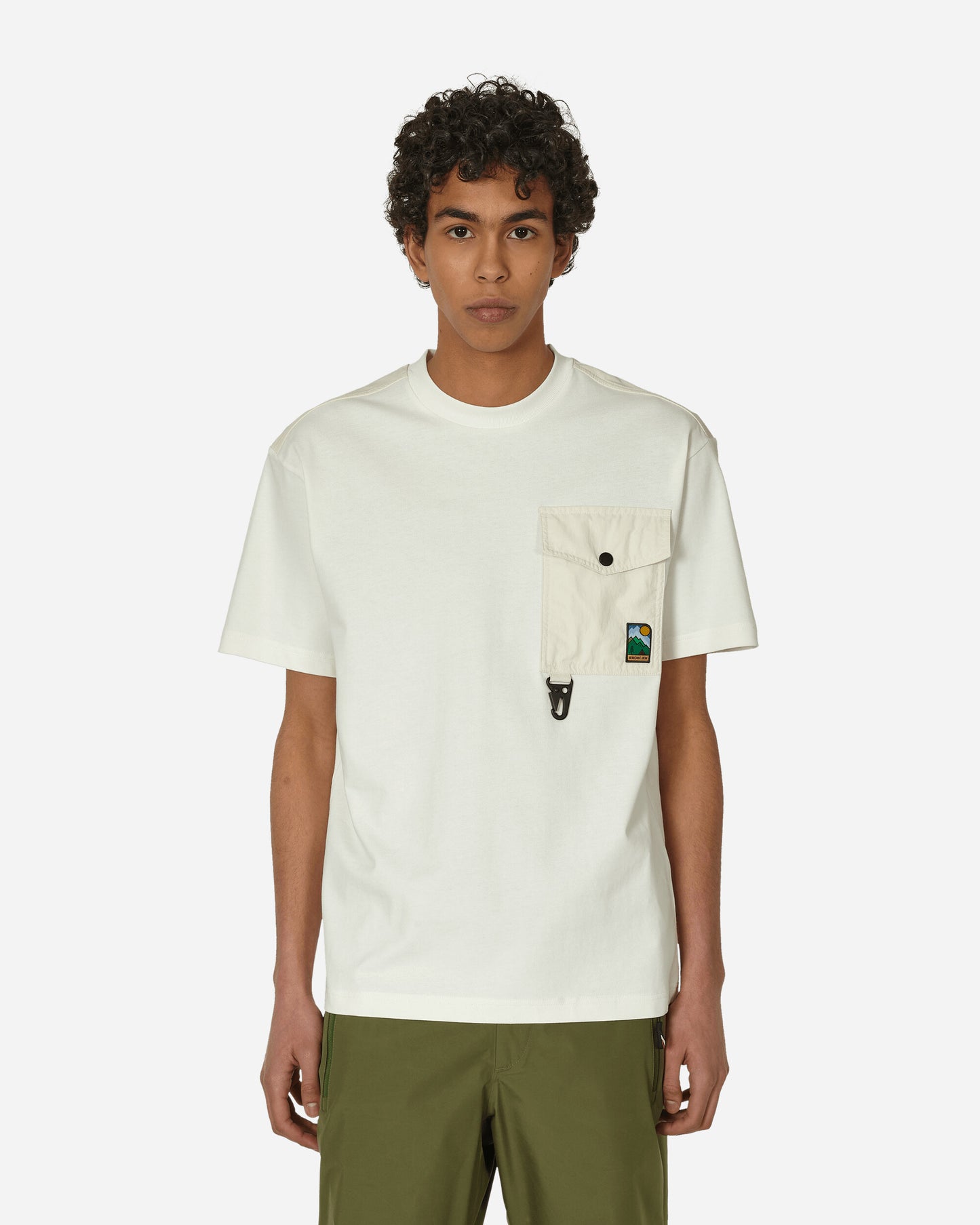 Moncler Grenoble Ss T-Shirt Day-Namic White T-Shirts Shortsleeve 8C0000183927 041