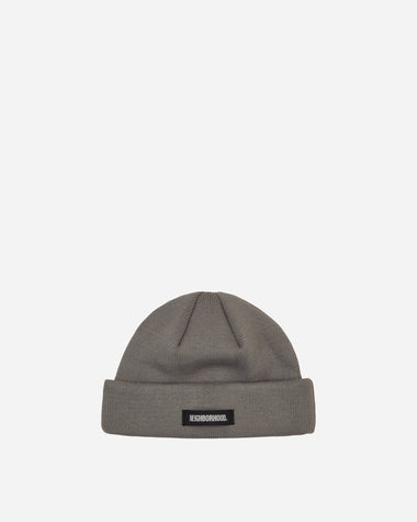 Neighborhood Beanie Mini Grey Hats Beanies 241YGNH-HT02 GY