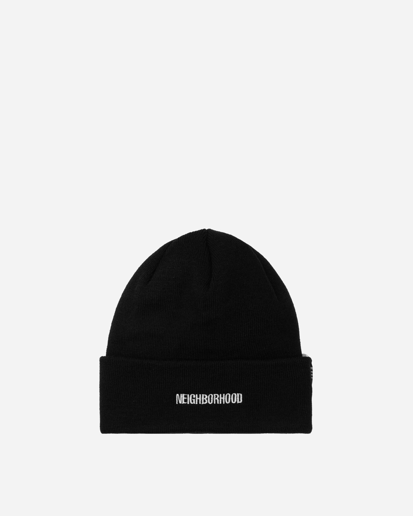 Neighborhood Ci Embroidery Beanie Black Hats Beanies 241YGNH-HT02S BK