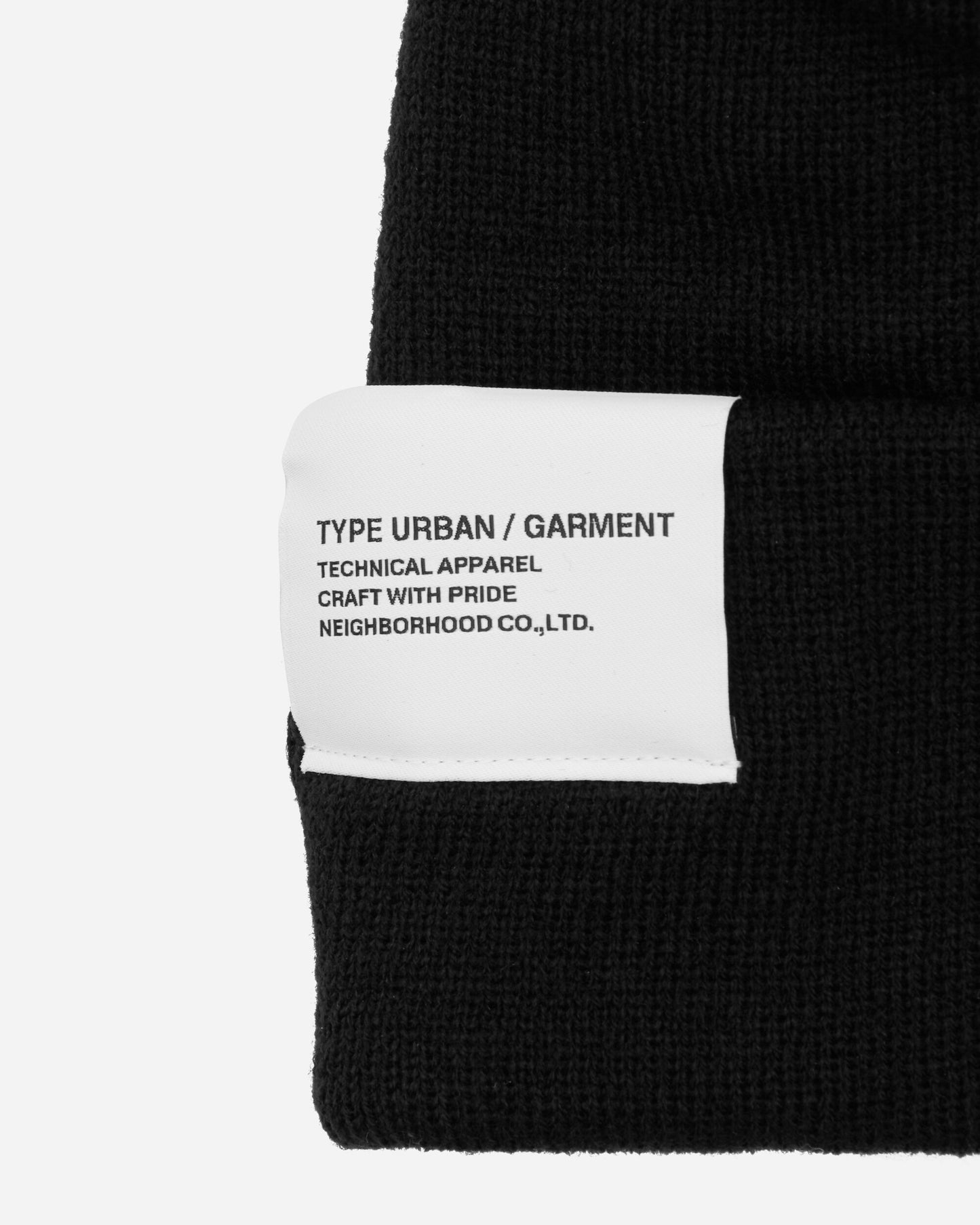 Neighborhood Ci Embroidery Beanie Black Hats Beanies 241YGNH-HT02S BK