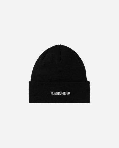 Neighborhood Ci Embroidery Beanie Black Hats Beanies 241YGNH-HT02S BK