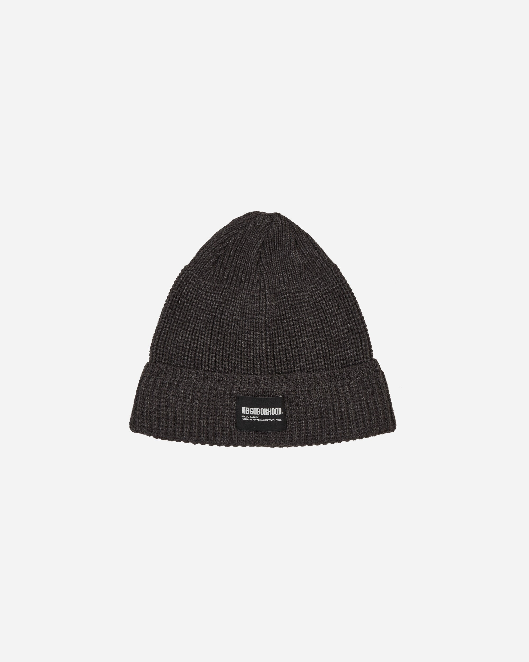 Neighborhood Jp Beanie Charcoal Hats Beanies 241FUNH-HT01 CH