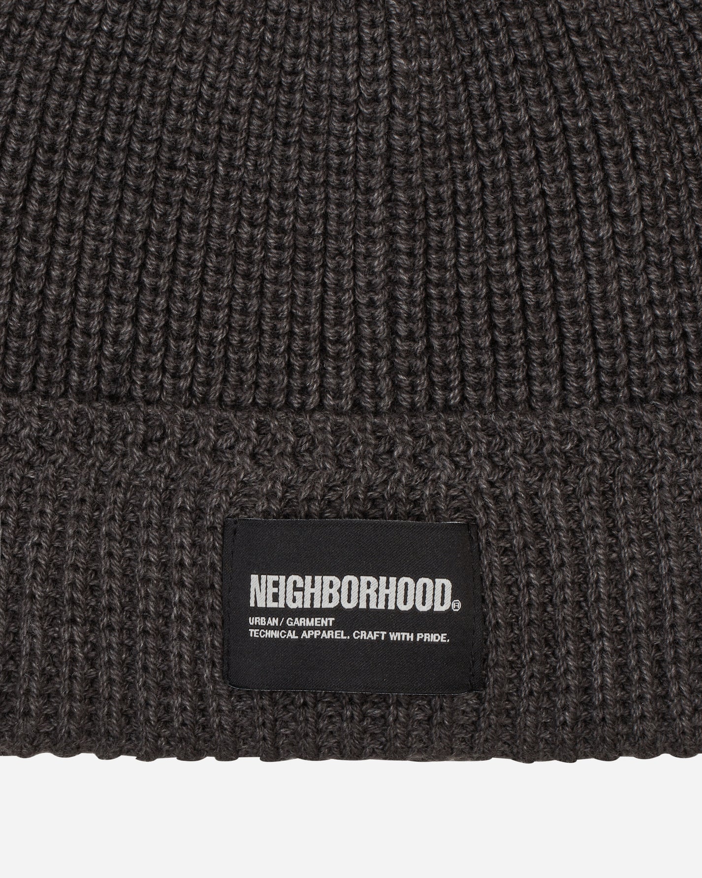 Neighborhood Jp Beanie Charcoal Hats Beanies 241FUNH-HT01 CH