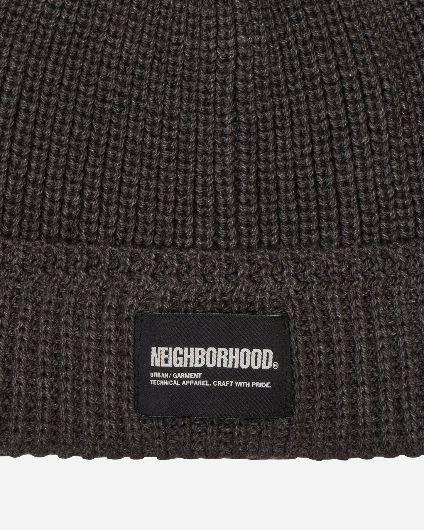 Neighborhood Jp Beanie Charcoal Hats Beanies 241FUNH-HT01 CH