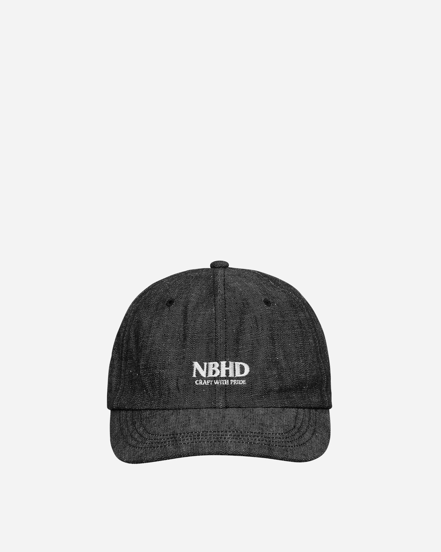 Neighborhood Denim Dad Cap Black Hats Caps 241YGNH-HT05 BK