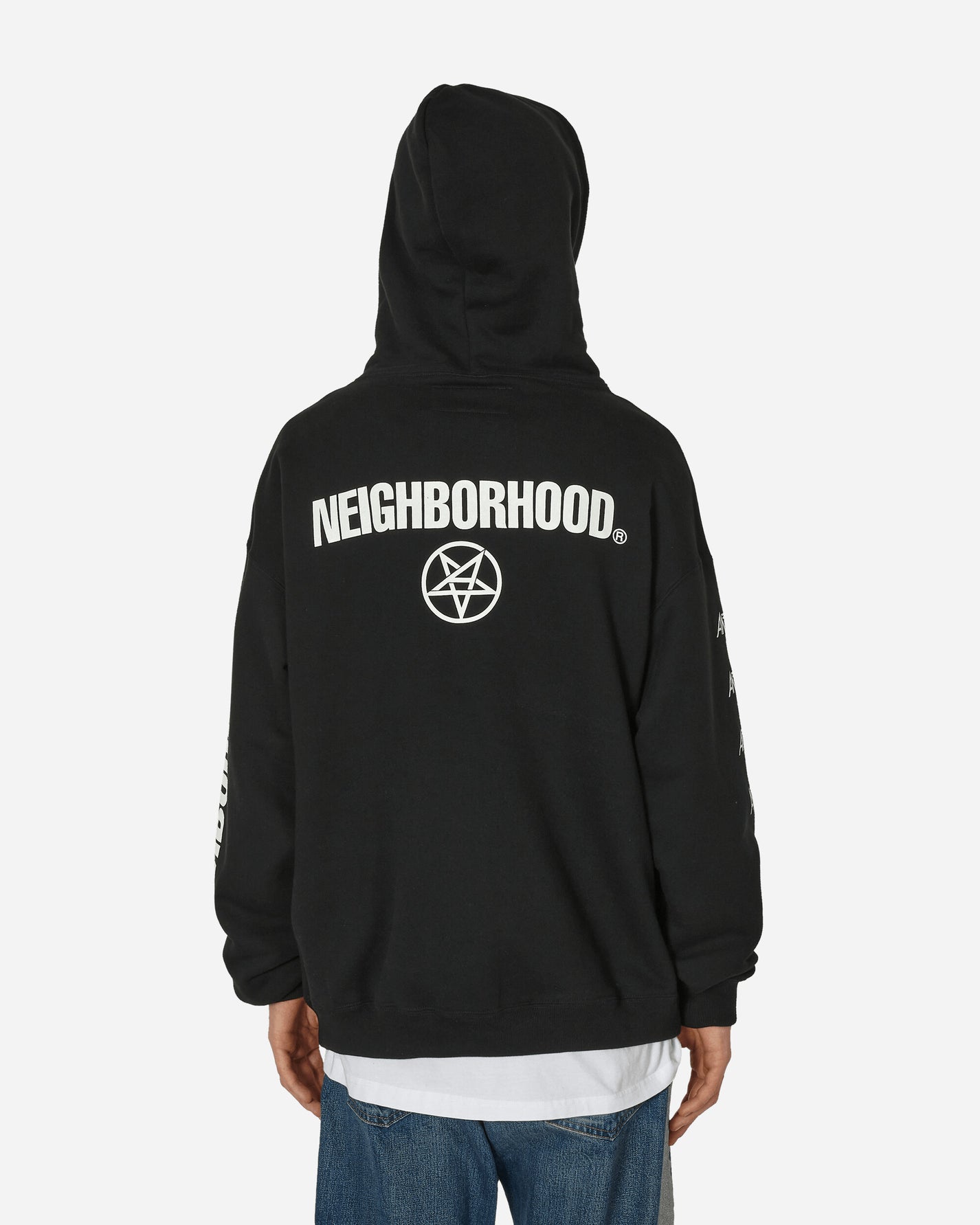 Neighborhood Nh × Anthrax . Sweatparka Ls-2 Black Sweatshirts Hoodies 232UWNH-CSM02S BK