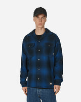 Neighborhood Wool Hombre Check Shirt Ls Blue Shirts Longsleeve Shirt 232BENH-SHM03 BL