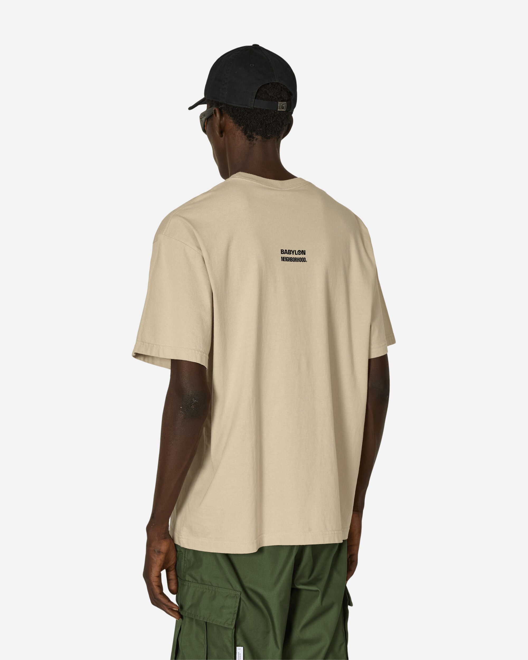 Neighborhood Nh x Babylon . Tee Ss-1 Beige T-Shirts Shortsleeve 241PCBLN-ST01S BG