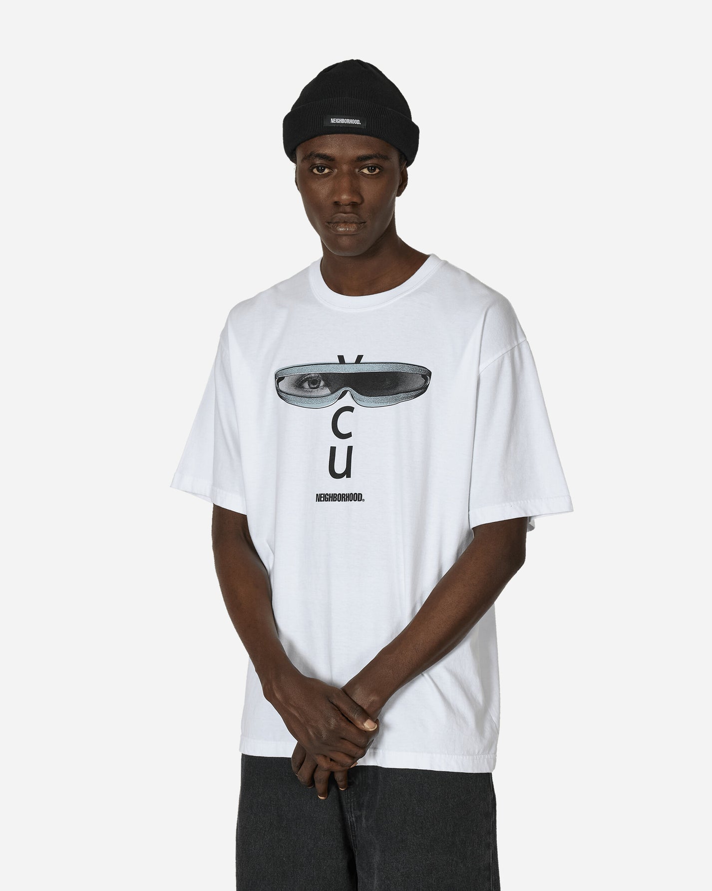 Neighborhood Nh X Eye C U . Tee Ss White T-Shirts Shortsleeve 241PCECN-ST01 WH