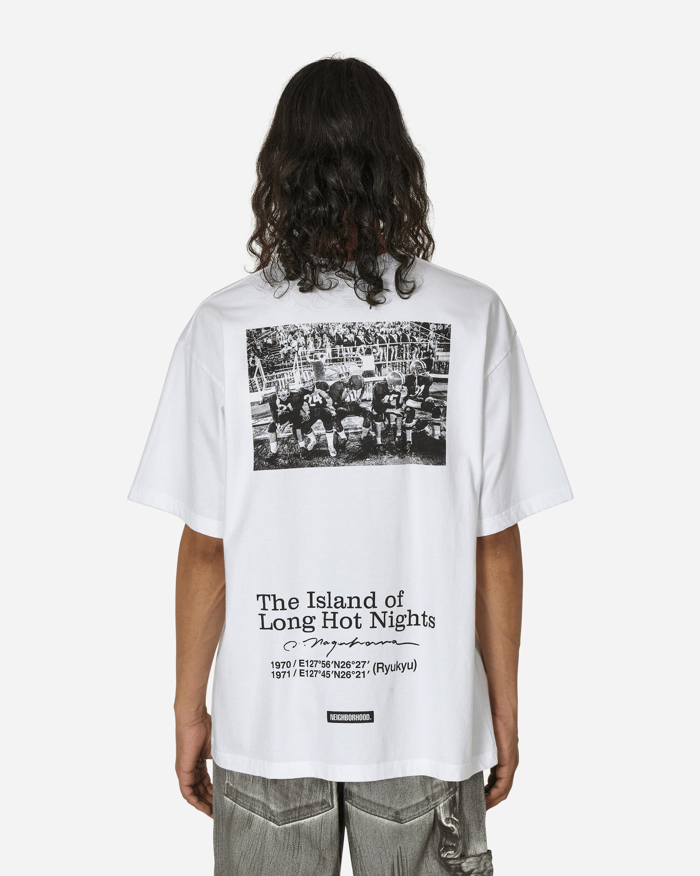 Neighborhood Nh X Osamu Nagahama . Tee Ss-1 White T-Shirts Shortsleeve 241PCNON-ST01 WH