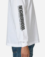 Neighborhood Tee Ls-1 White T-Shirts Shortsleeve 241PCNH-LT01 WH