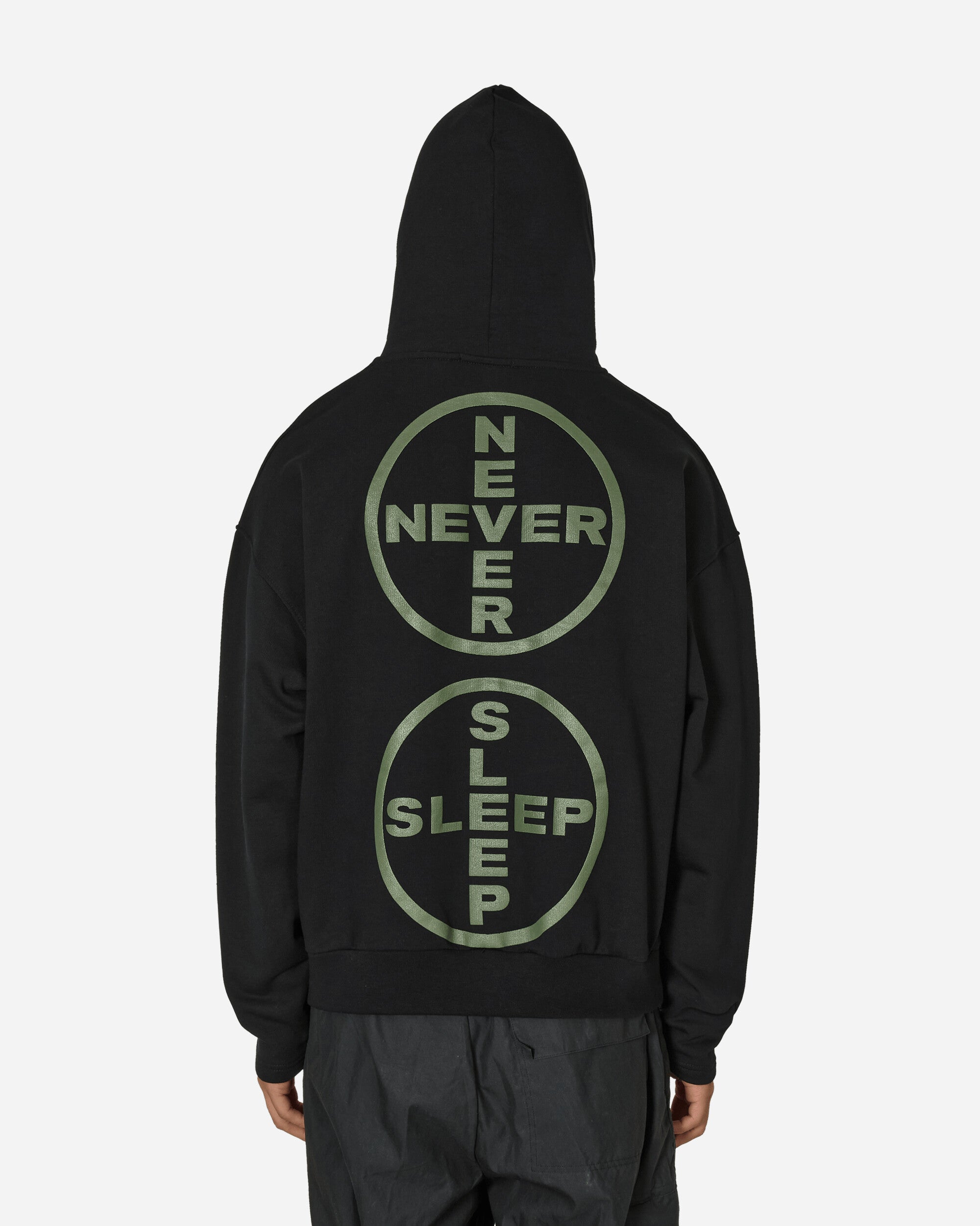 Never Sleep Never Sleep Logo Hoodie Black Sweatshirts Hoodies NSHARDCORE 1