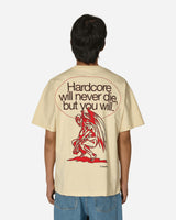 Never Sleep Hardcore Will Never Die Tee Cream T-Shirts Shortsleeve NSNVDIE 8