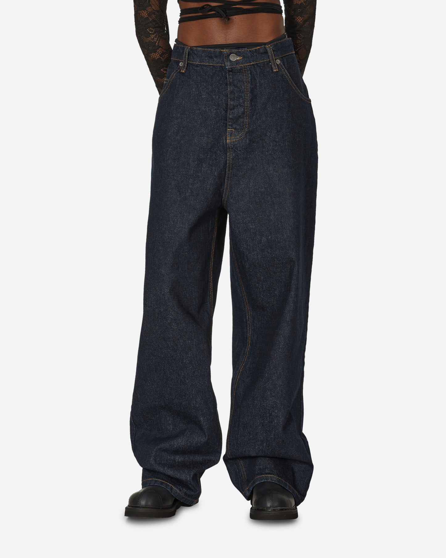 Nii Hai Wmns Baggy Jeans Indigo Pants Denim TRS-BDBG IND