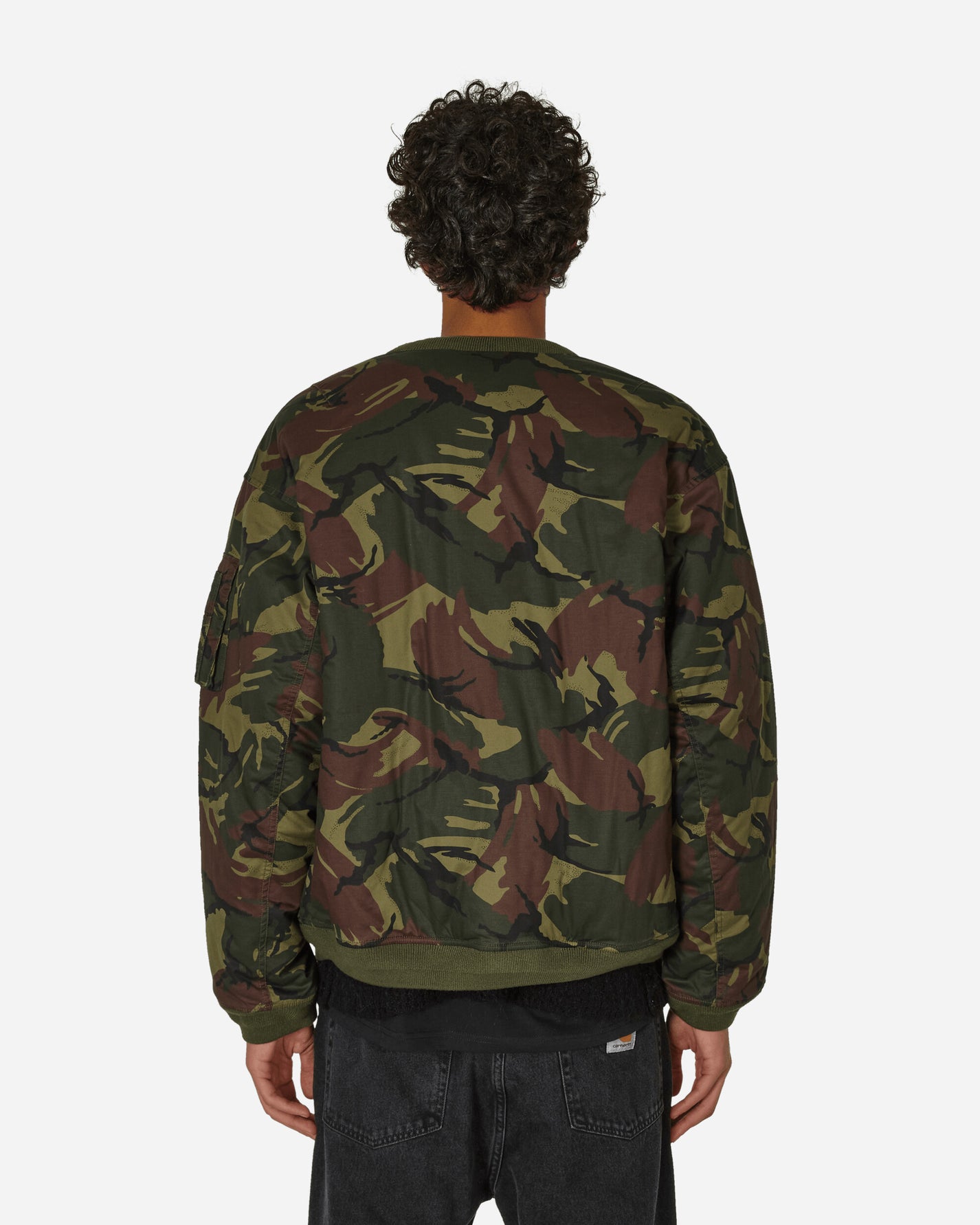 Nike M Nl Ma1 Flight Wvn Jkt Camo Medium Olive/Black Coats and Jackets Bomber Jackets FB7591-222