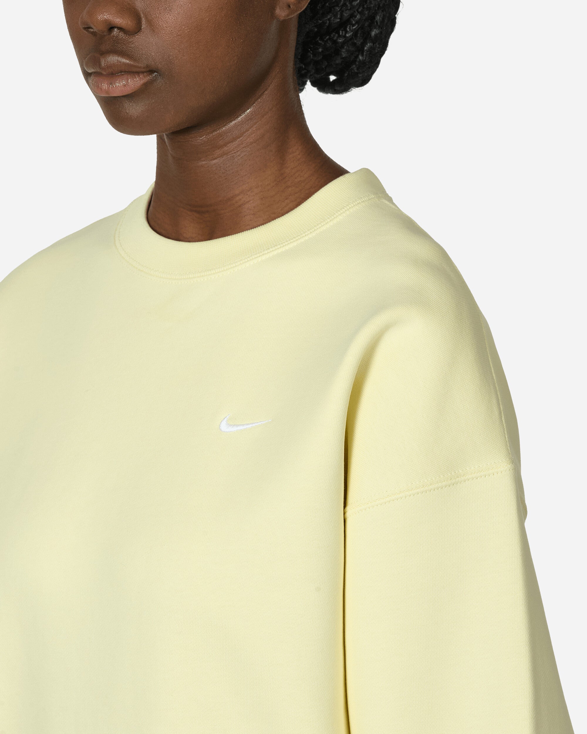 Nike M Nk Solo Swsh Flc Crw Alabaster/White Sweatshirts Crewneck DX1361-744