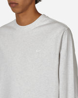 Nike M Nk Solo Swsh Ls Top Birch Heather/White Sweatshirts Crewneck DX0884-051