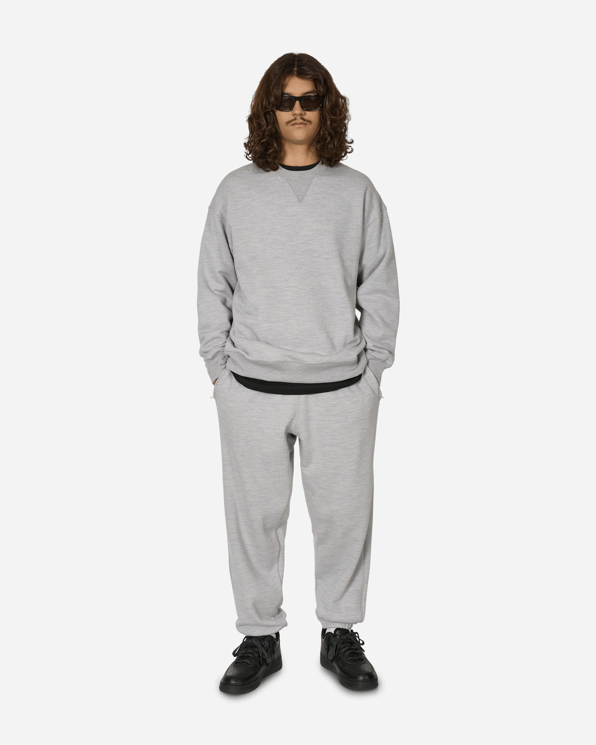 Nike U Nk Wool Classics Crew Matte Silver/Htr Sweatshirts Crewneck FV4883-048