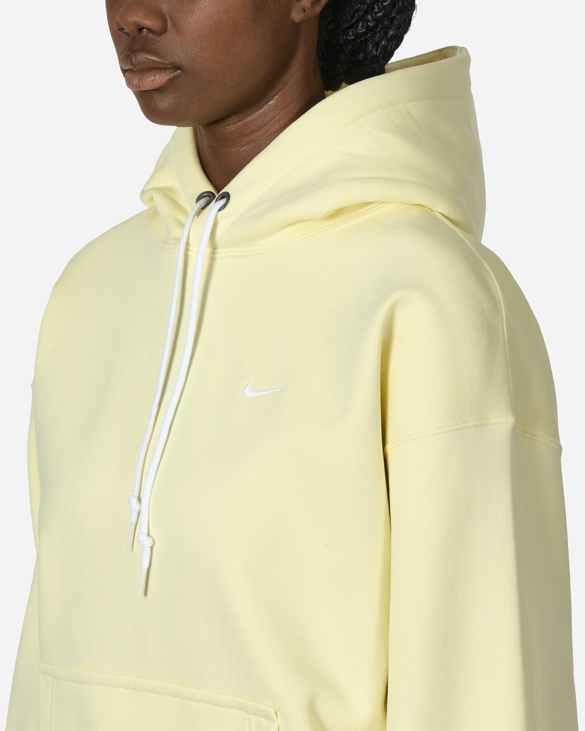 Nike M Nk Solo Swsh Flc Po Hoodie Alabaster/White Sweatshirts Hoodies DX1355-744