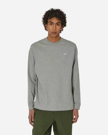 Nike M Nk Solo Swsh Ls Top Dk Grey Heather/White T-Shirts Longsleeve DX0884-063