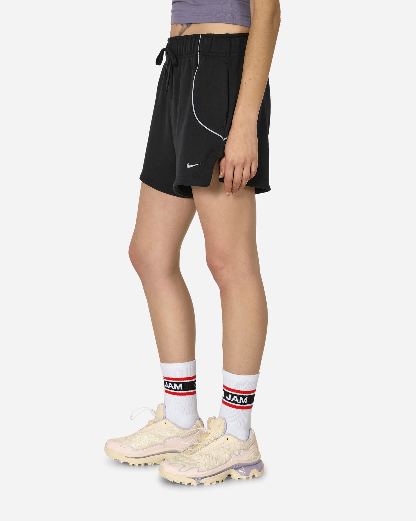 Nike Wmns Nsw Street Hr 2" Flc Short Black/Light Pumice Shorts Short FN2297-010