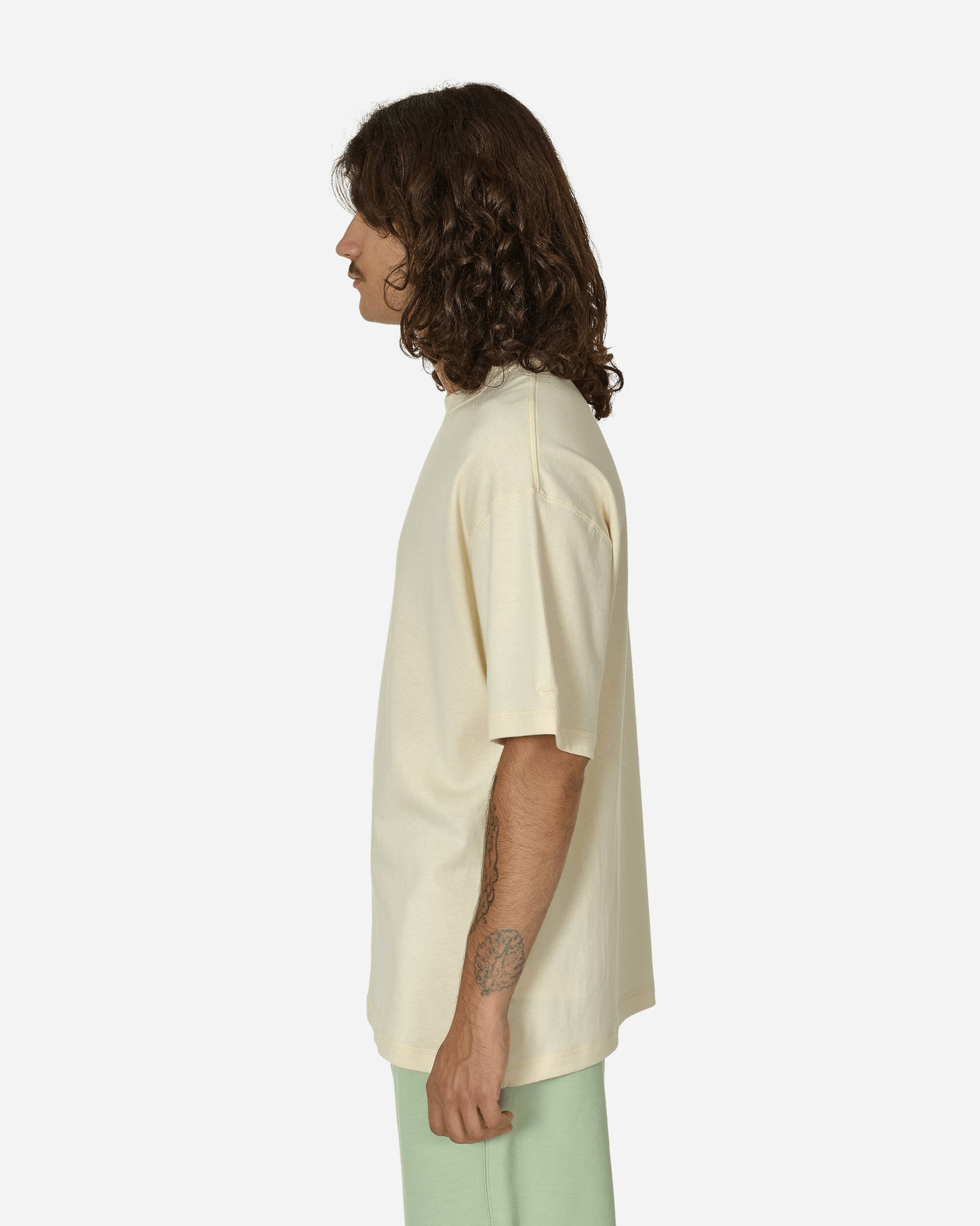 Nike U Nk Wool Classics Ss Tee Pure T-Shirts Shortsleeve FV4889-901