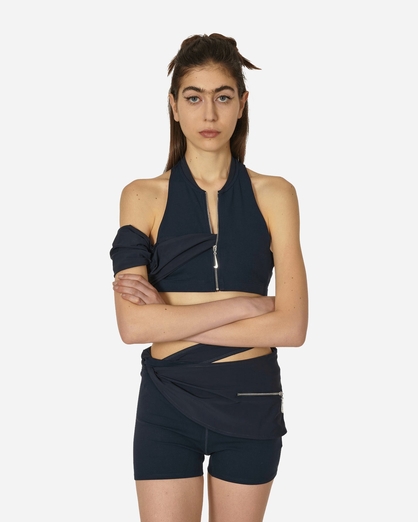 Nike Wmns W Nrg He Halter Top Dark Obsidian T-Shirts Top FJ3149-475