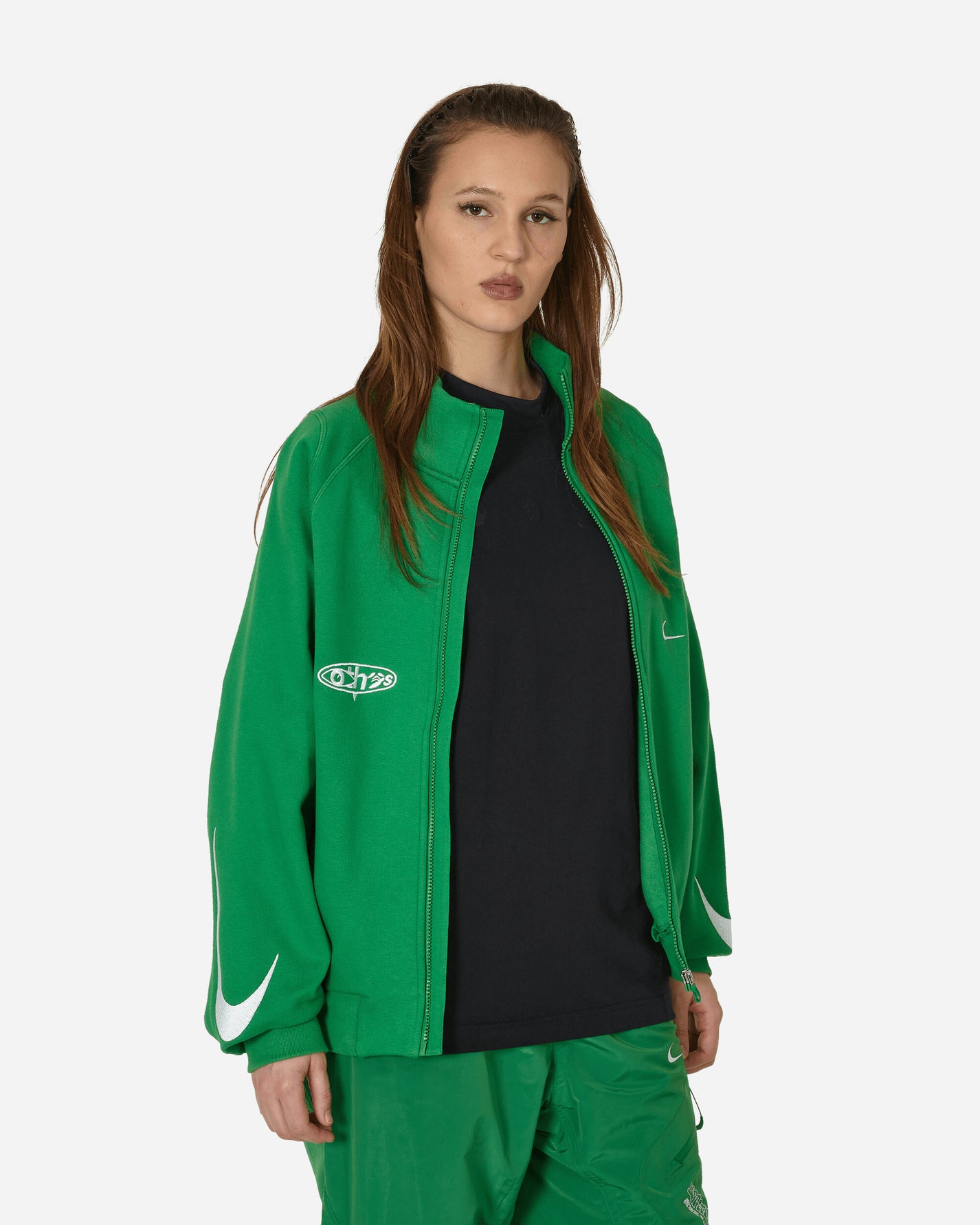 Nike U Nrg Mc Track Jacket Kelly Green Sweatshirts Track Tops DV4389-389