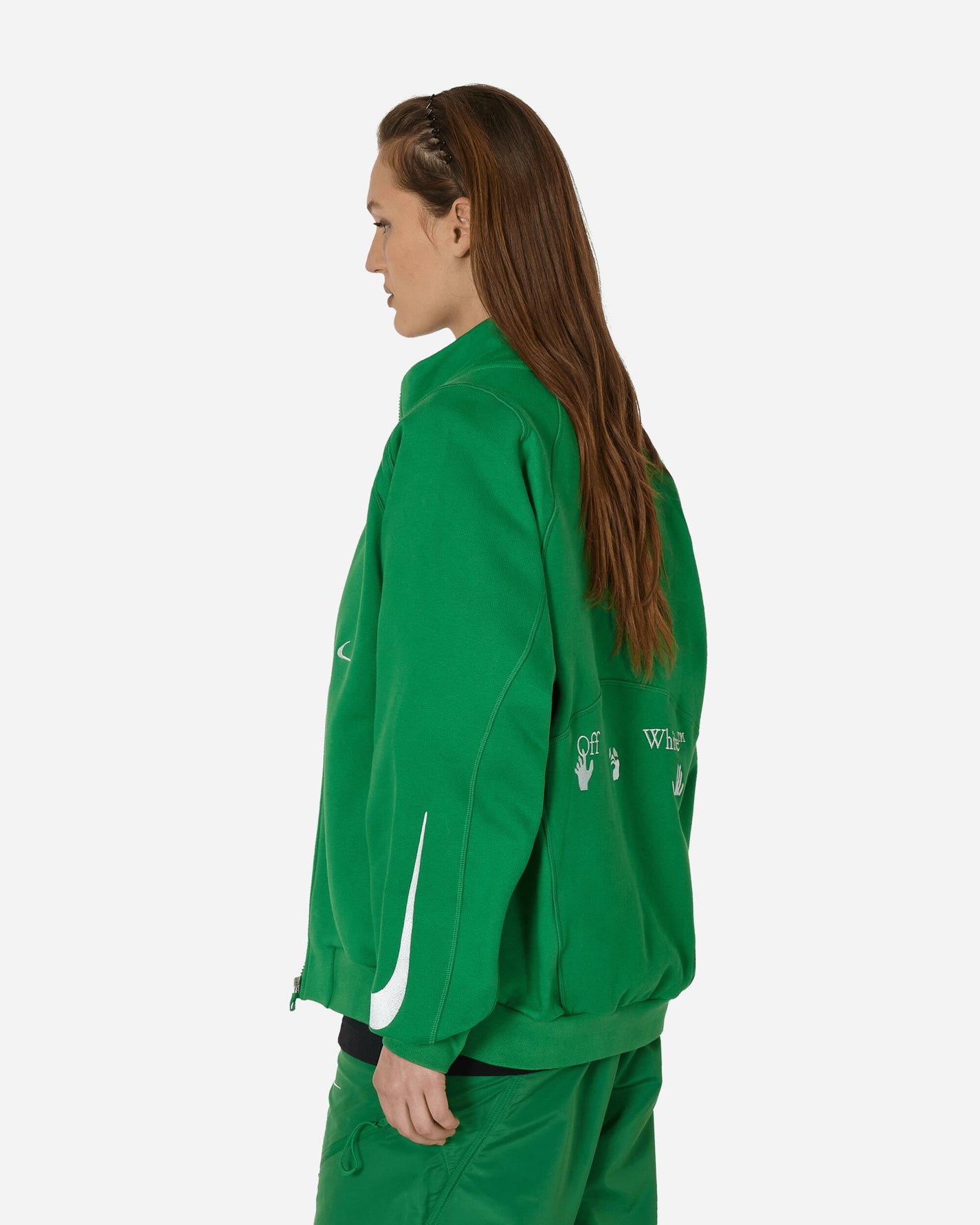 Nike U Nrg Mc Track Jacket Kelly Green Sweatshirts Track Tops DV4389-389