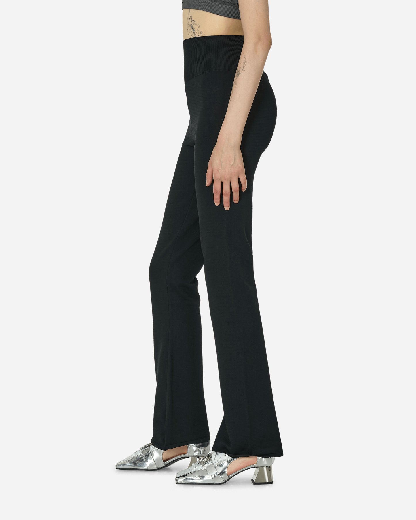 Nike Wmns Nsw Nk Chll Knt Swtr Hr Flr Black/Black Pants Trousers FN4685-010