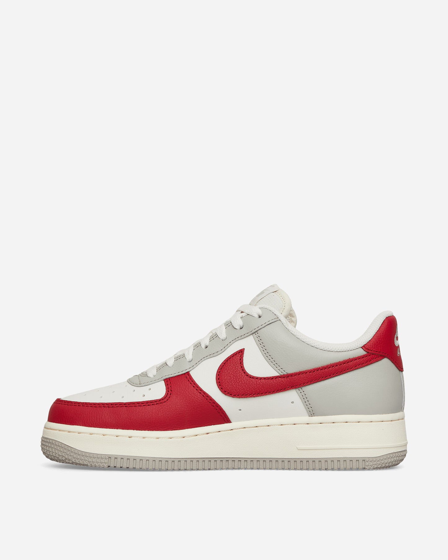 Nike Air Force 1 '07 Lv8 Lt Iron Ore/Gym Red Sneakers Mid HJ9094-012