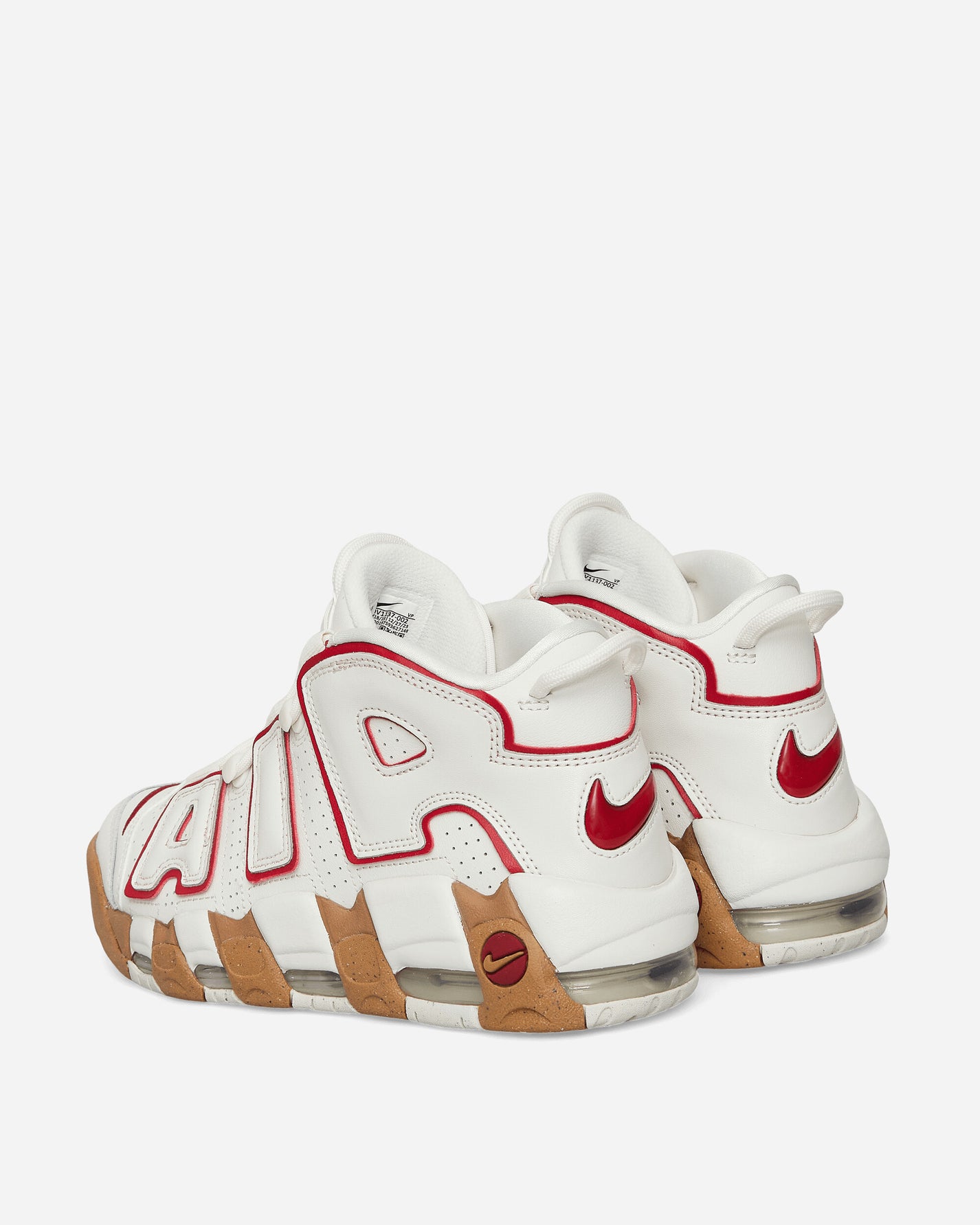 Nike Wmns Air More Uptempo Phantom/Gym Red Sneakers Mid DV1137-002