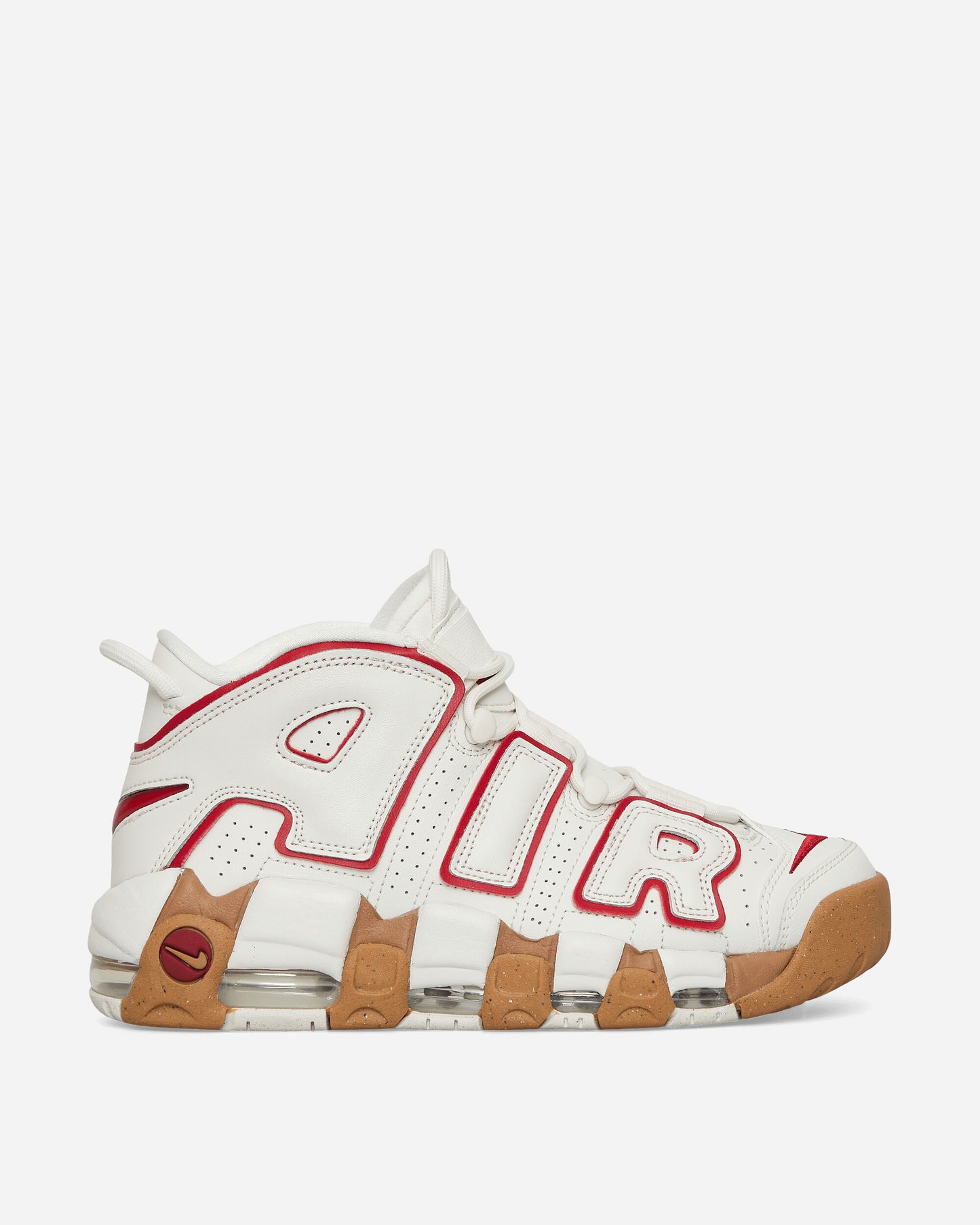 Nike Wmns Air More Uptempo Phantom/Gym Red Sneakers Mid DV1137-002