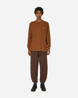 Nike Jordan M J Ess Waffle Knit Top Lt British Tan/White T-Shirts Longsleeve FD7461-281