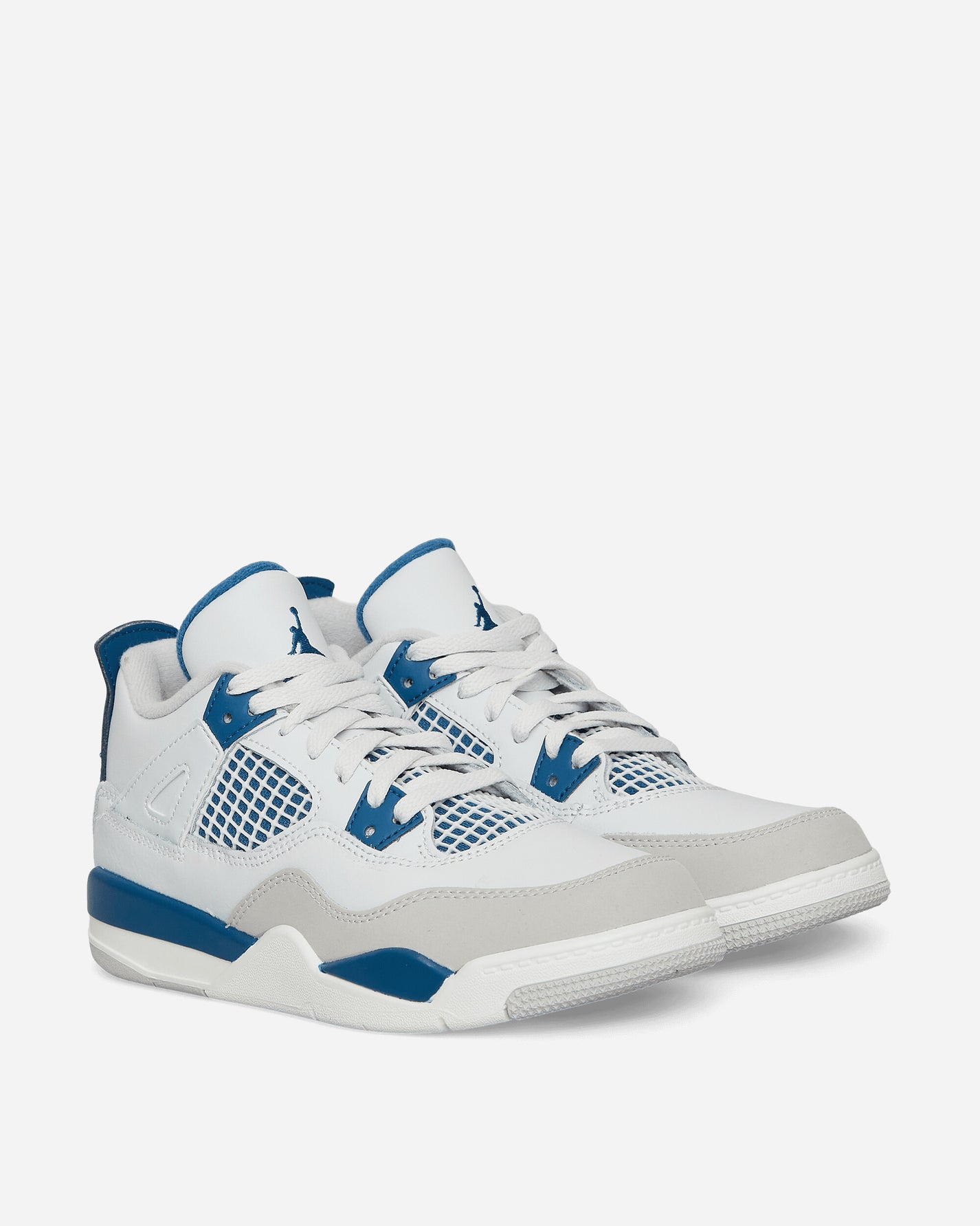 Nike Jordan Jordan 4 Retro (Ps) Off White/Military Blue Sneakers High BQ7669-141