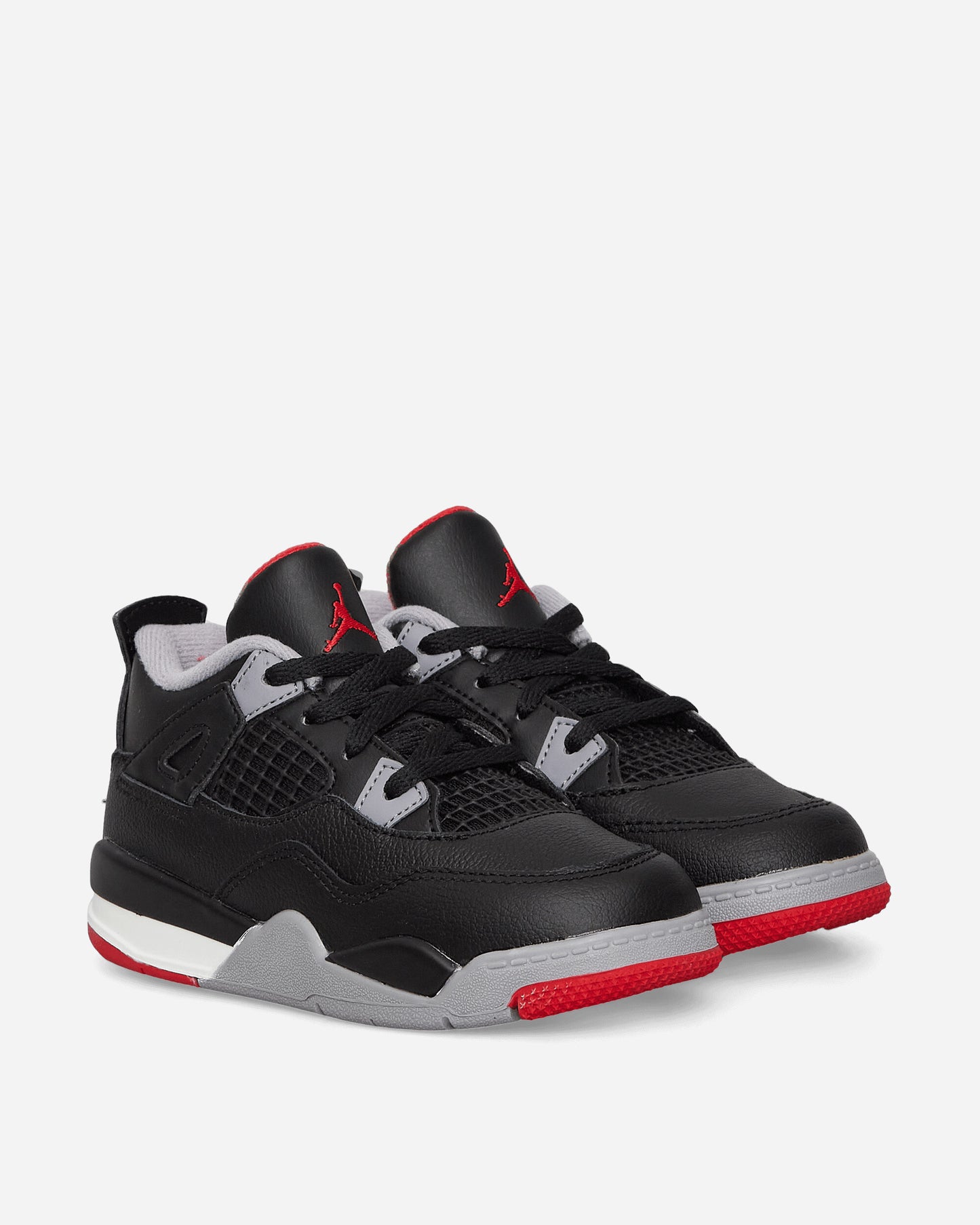 Nike Jordan Jordan 4 Retro (Td) Black/Fire Red Sneakers High BQ7670-006