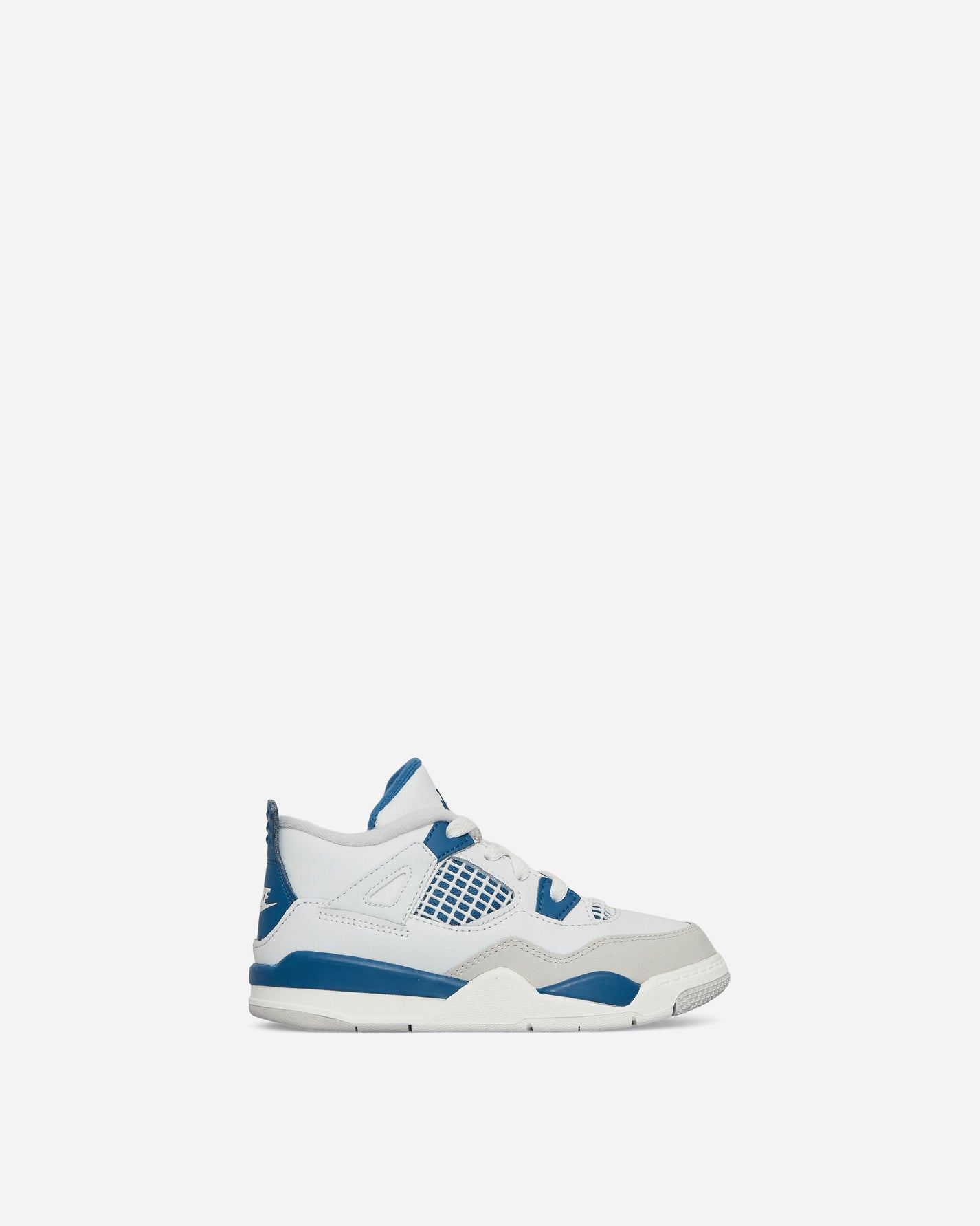 Nike Jordan Jordan 4 Retro (Td) Off White/Military Blue Sneakers High BQ7670-141