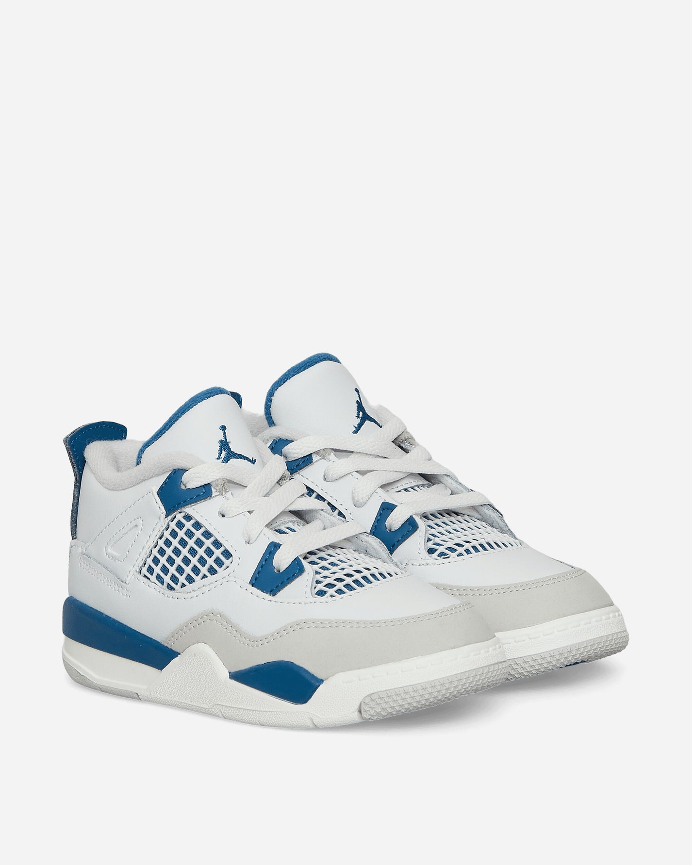 Nike Jordan Jordan 4 Retro (Td) Off White/Military Blue Sneakers High BQ7670-141