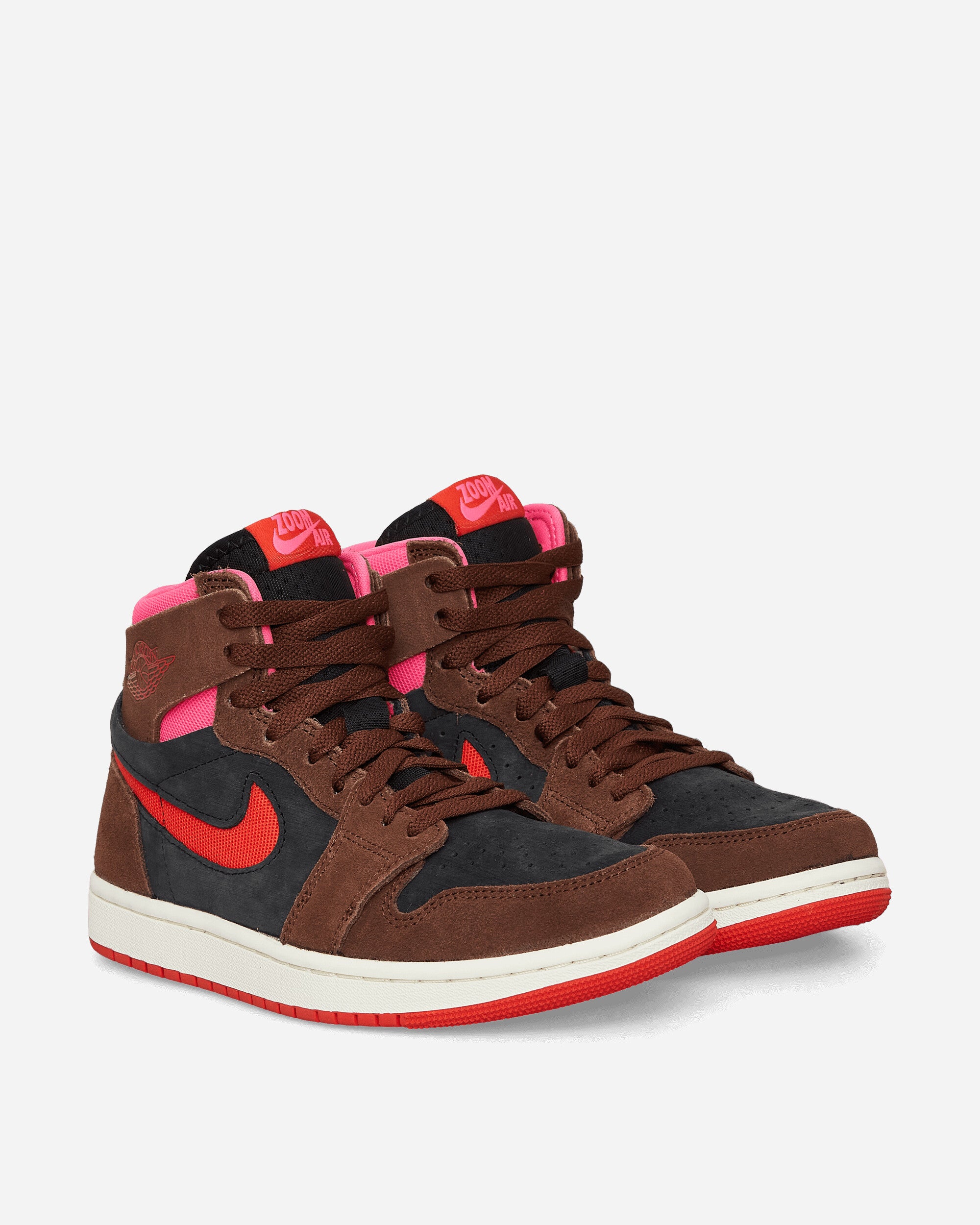 Nike Jordan Wmns Air Jordan 1 Zm Air Cmft 2 Cacao /Wow/Picante Red Sneakers High DV1305-206