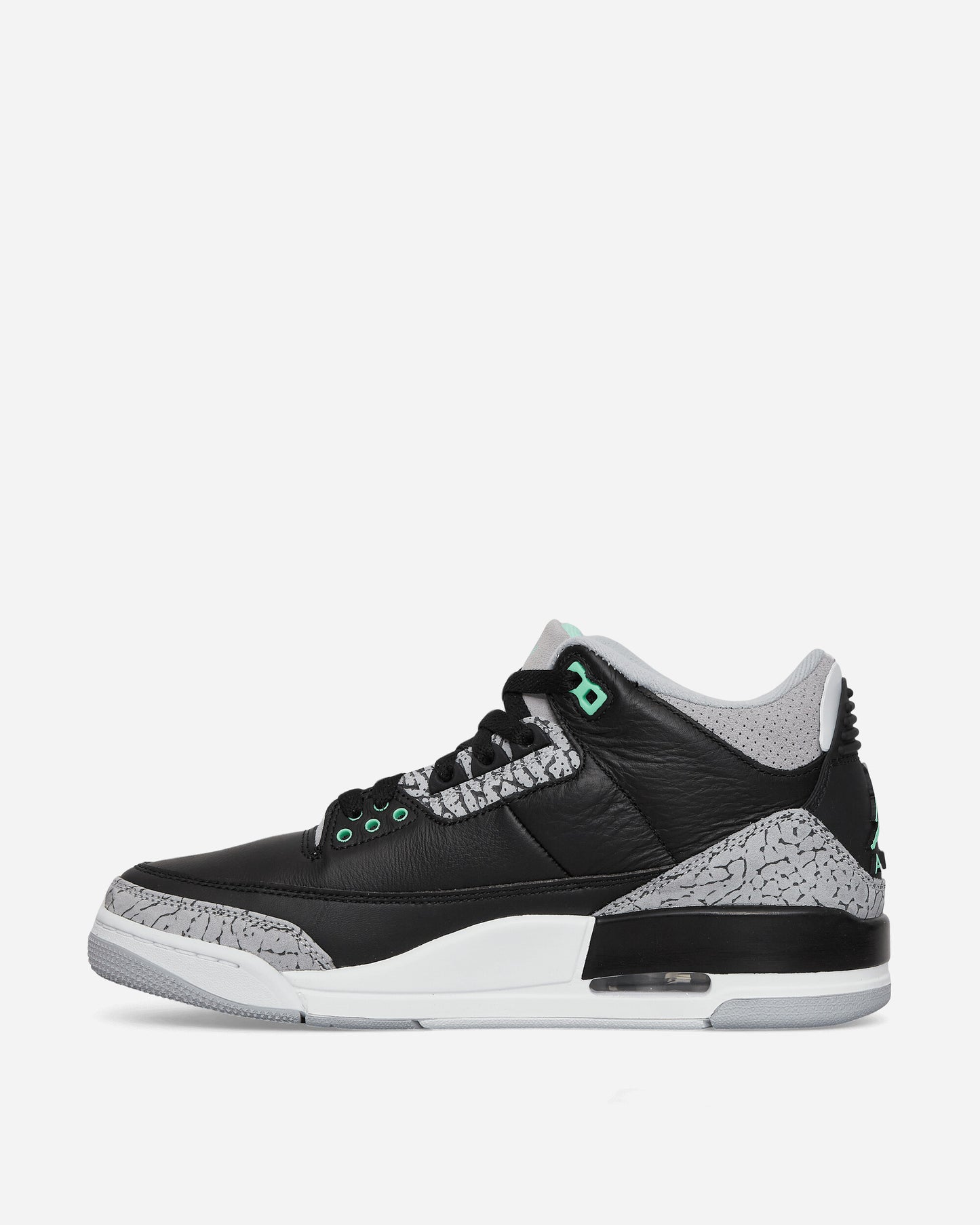 Nike Jordan Air Hordan 3 Retro (Gs) Black/Green Glow/Wolf Grey Sneakers Low DM0967-031