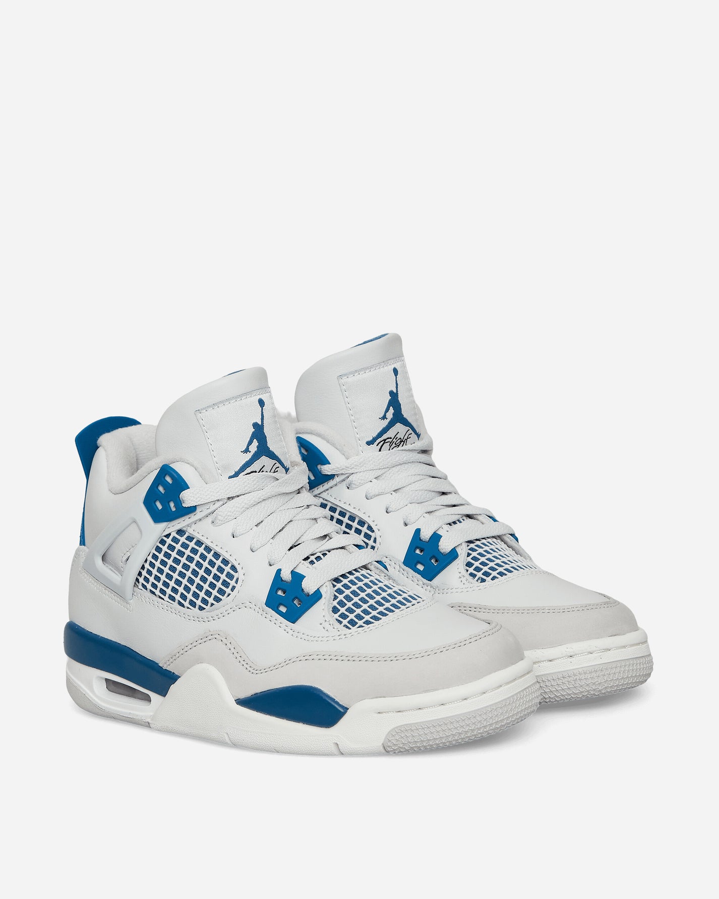 Nike Jordan Air Jordan 4 Retro (Gs) Off White/Military Blue Sneakers Mid HF4281-141