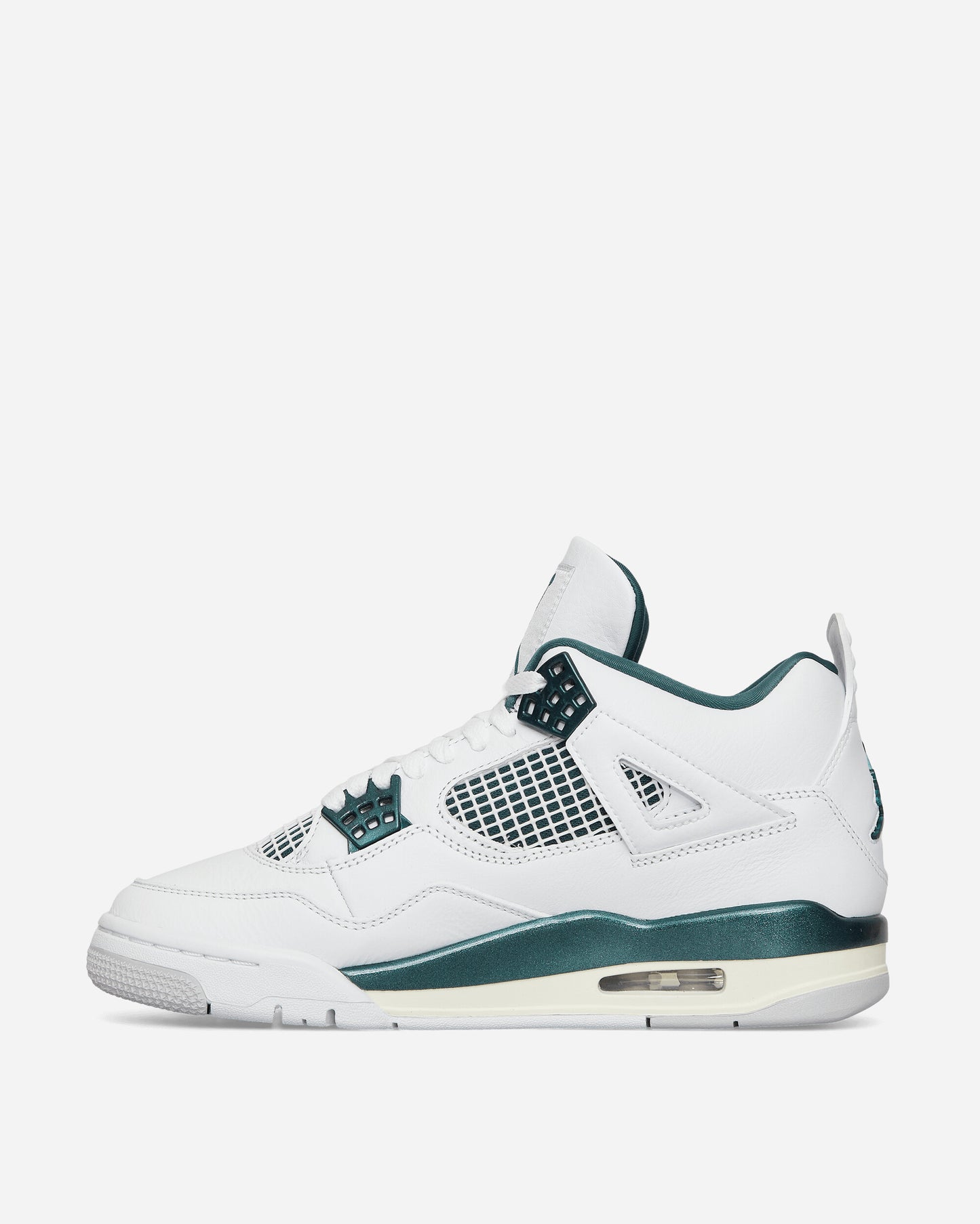 Nike Jordan Air Jordan 4 Retro (Gs) White/Oxidized Green/Grey Sneakers Mid FQ8213-103