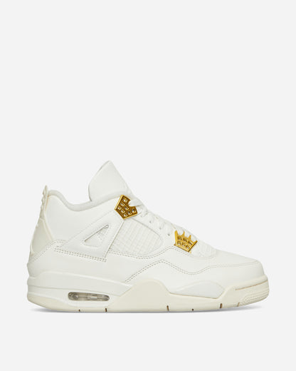 Nike Jordan Wmns Air Jordan 4 Retro Sail/Metallic Gold Sneakers Mid AQ9129-170