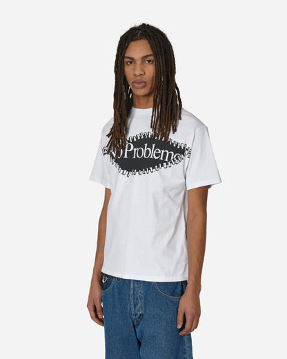 No Problemo No Problemo Zip Ss Tee White T-Shirts Shortsleeve NPAR60010 WHITE