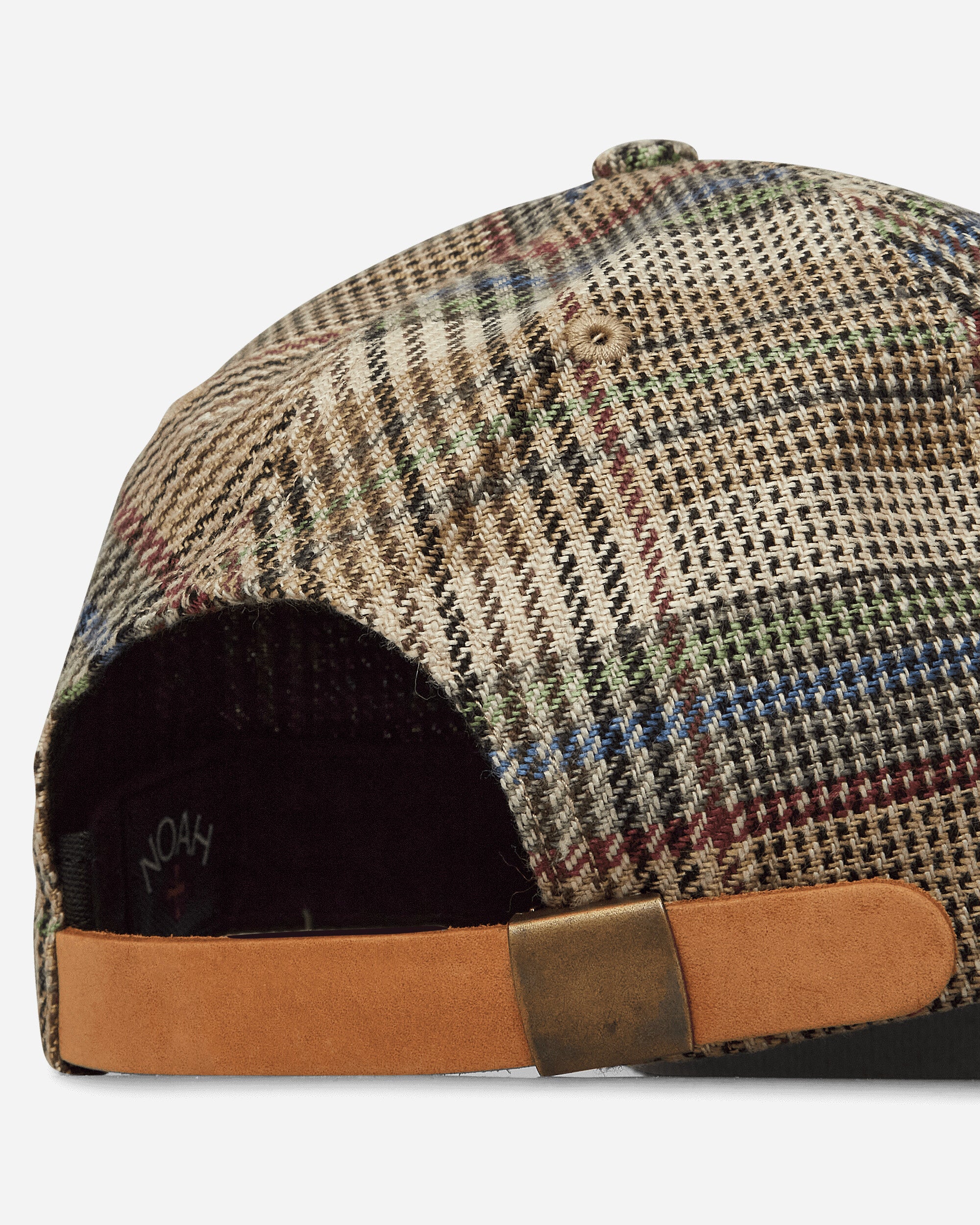 Noah Plaid Crown 5-Panel Tan Plaid Hats Caps H120SS24 TPD